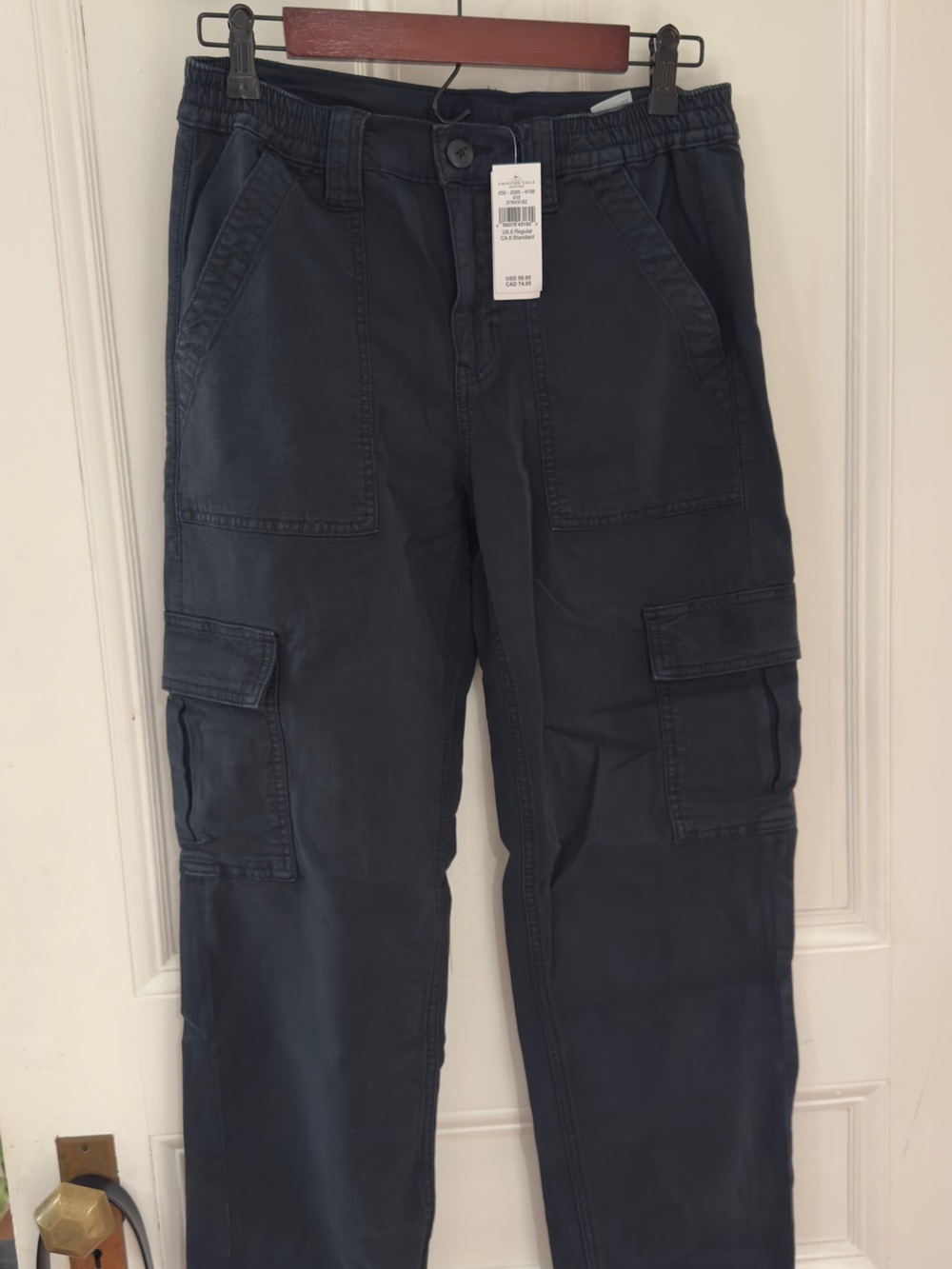 American Eagle Outfitters Black Utility Cargo Pants